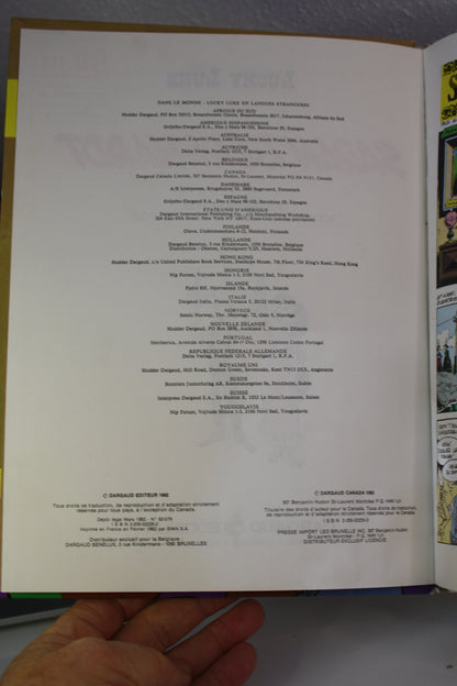 Sarah Bernhardt – Lucky Luke – Morris Fauche Léturgie – Dargaud – EO – 1982