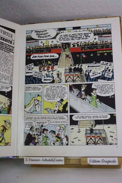 Sarah Bernhardt – Lucky Luke – Morris Fauche Léturgie – Dargaud – EO – 1982