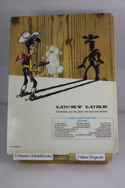 Sarah Bernhardt – Lucky Luke – Morris Fauche Léturgie – Dargaud – EO – 1982