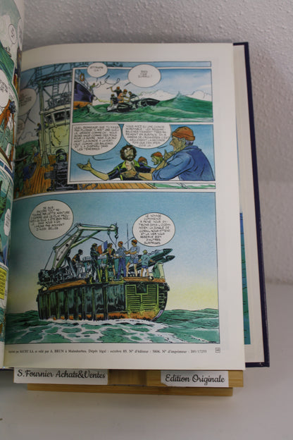 L’île aux requins – Equipe Cousteau – Sérafini Paccalet – Robert Laffont – EO- 1985