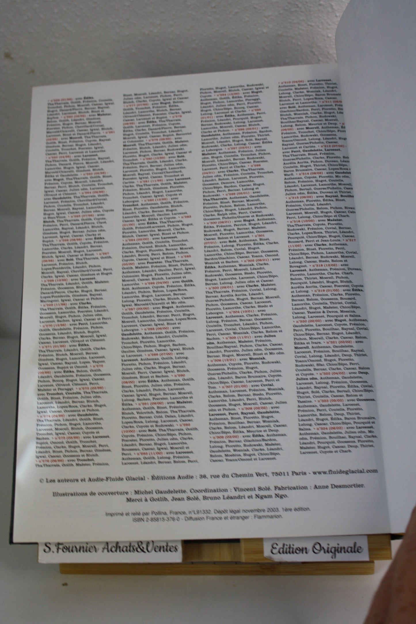 Spécial Anniversaire – Pas tout à fait 30 ans de couvertures – Collectifs – Audie – EO – 2003