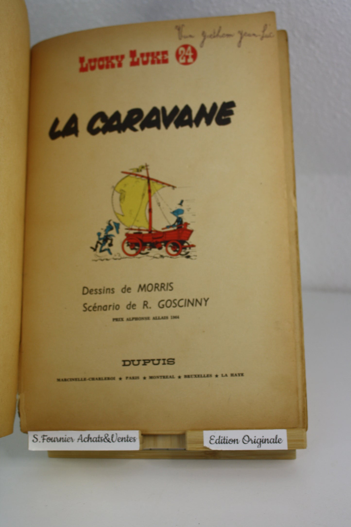 La caravane – Lucky Luke – Morris Goscinny – Dupuis – EO – 1964 – état satisfaisant