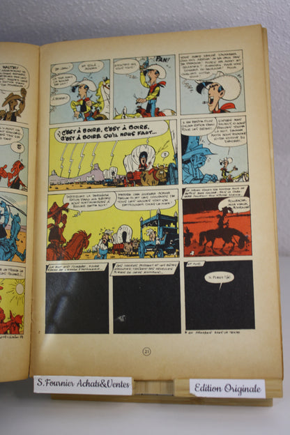 La caravane – Lucky Luke – Morris Goscinny – Dupuis – EO – 1964 – état satisfaisant