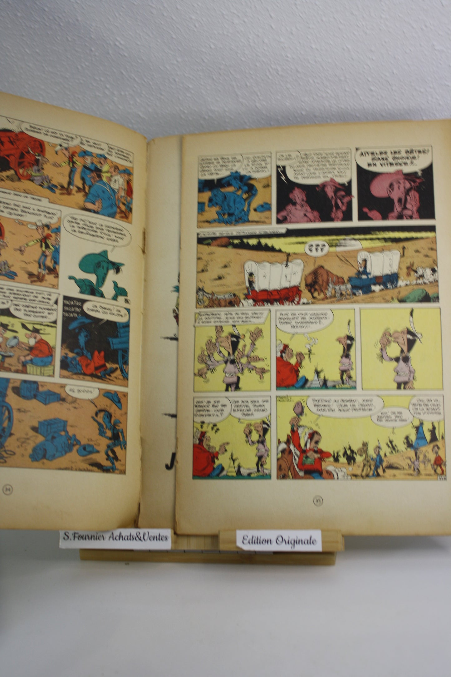La caravane – Lucky Luke – Morris Goscinny – Dupuis – EO – 1964 – état satisfaisant