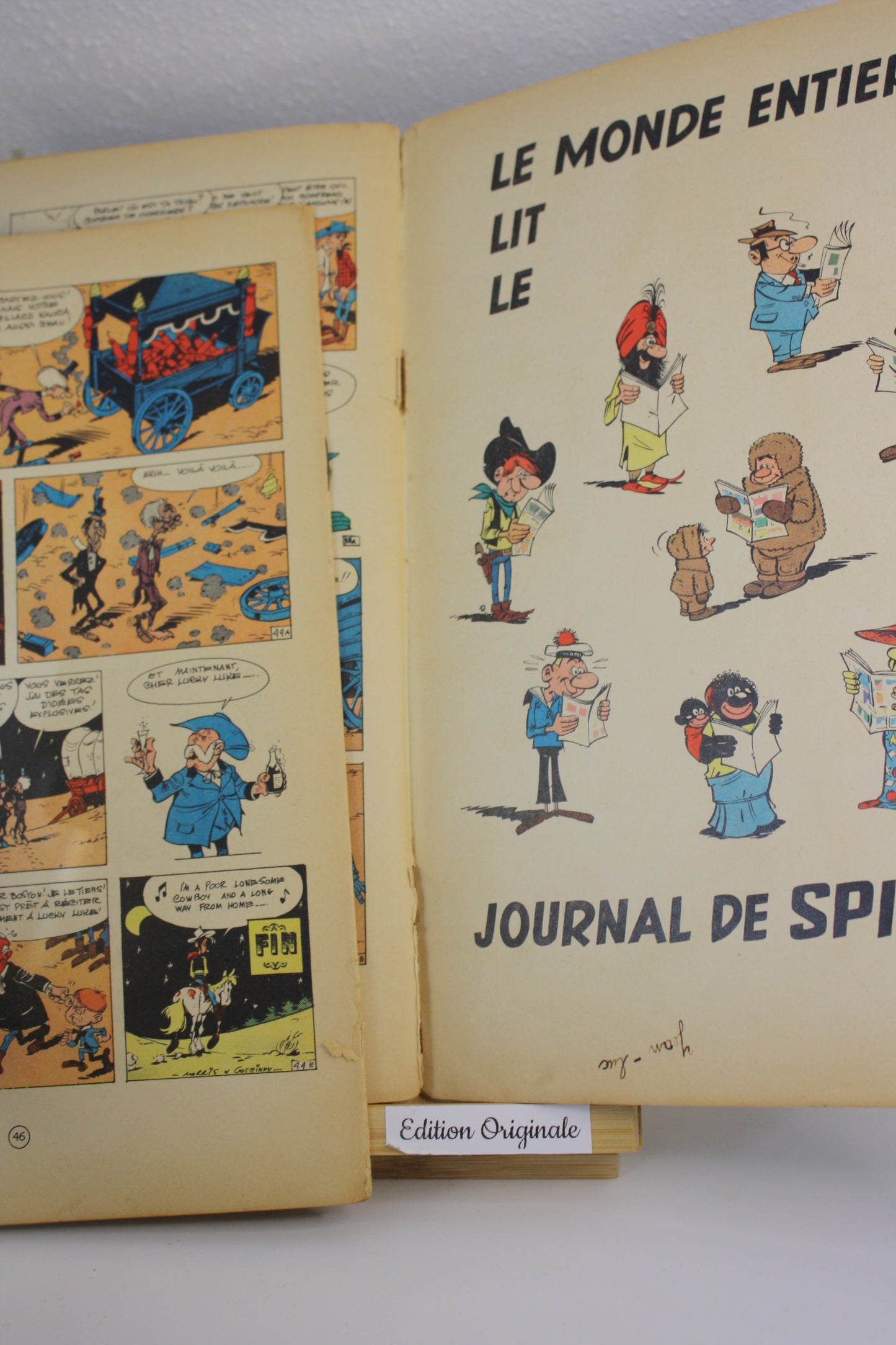La caravane – Lucky Luke – Morris Goscinny – Dupuis – EO – 1964 – état satisfaisant