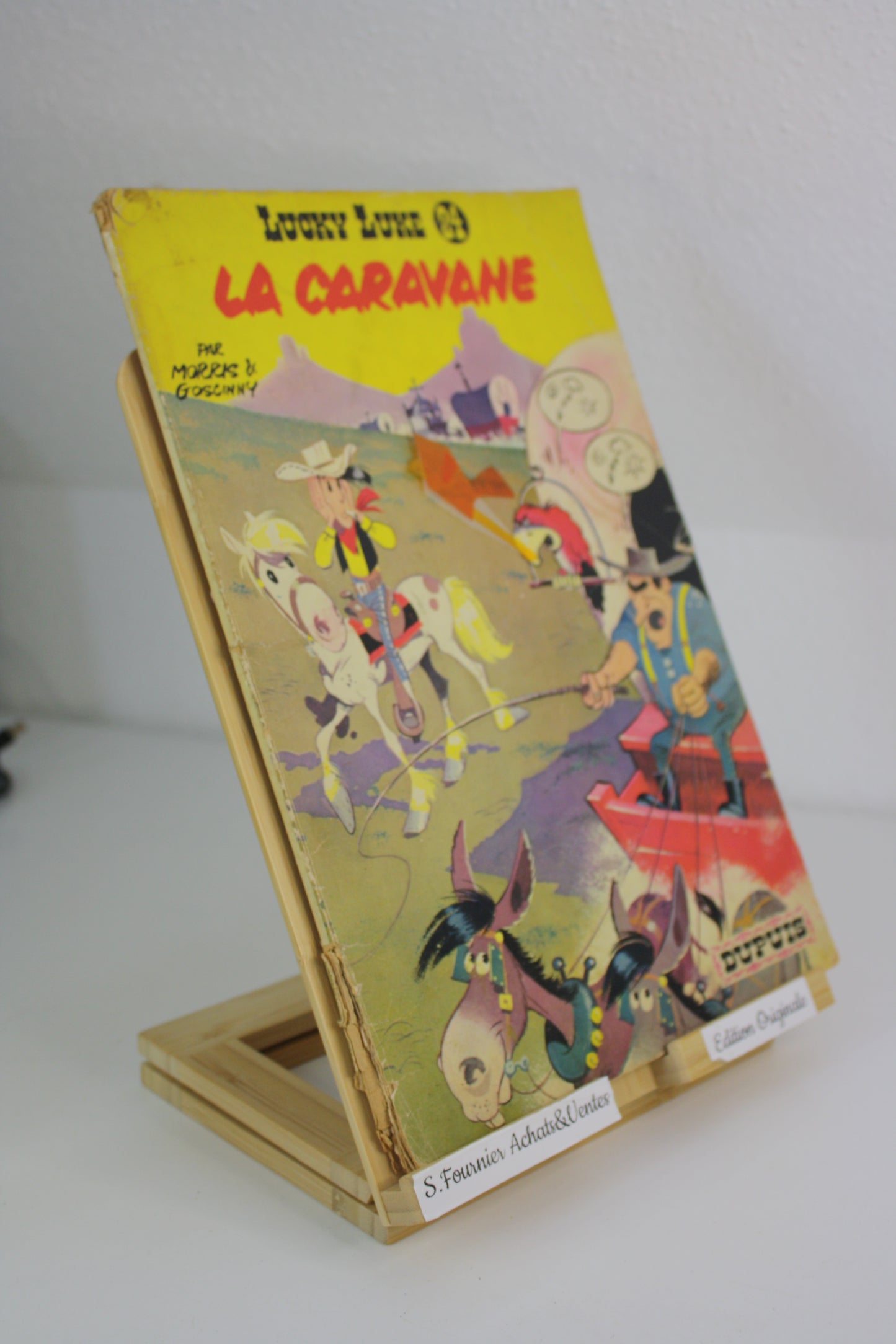 La caravane – Lucky Luke – Morris Goscinny – Dupuis – EO – 1964 – état satisfaisant
