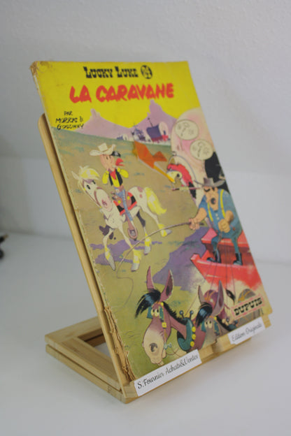 La caravane – Lucky Luke – Morris Goscinny – Dupuis – EO – 1964 – état satisfaisant