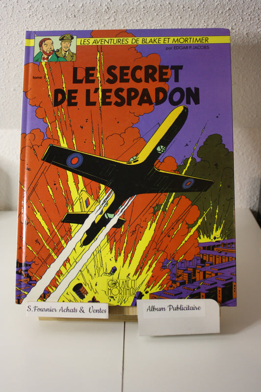 Le secret de l'espadon Tome 1 - Blake et Mortimer - Edgard P Jacques - Delville - Publicitaire - 1999 - ESSO