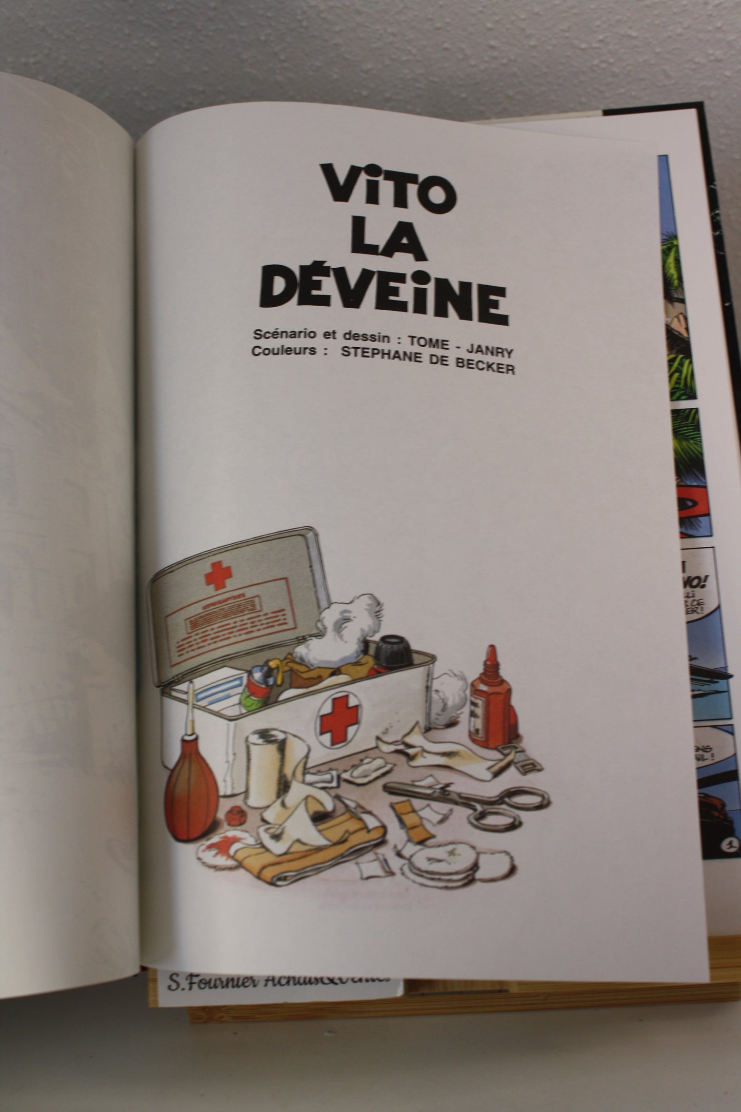 Vito la Déveine – Spirou et Fantasio – Tome Janry – Dupuis – Réédition - 1994
