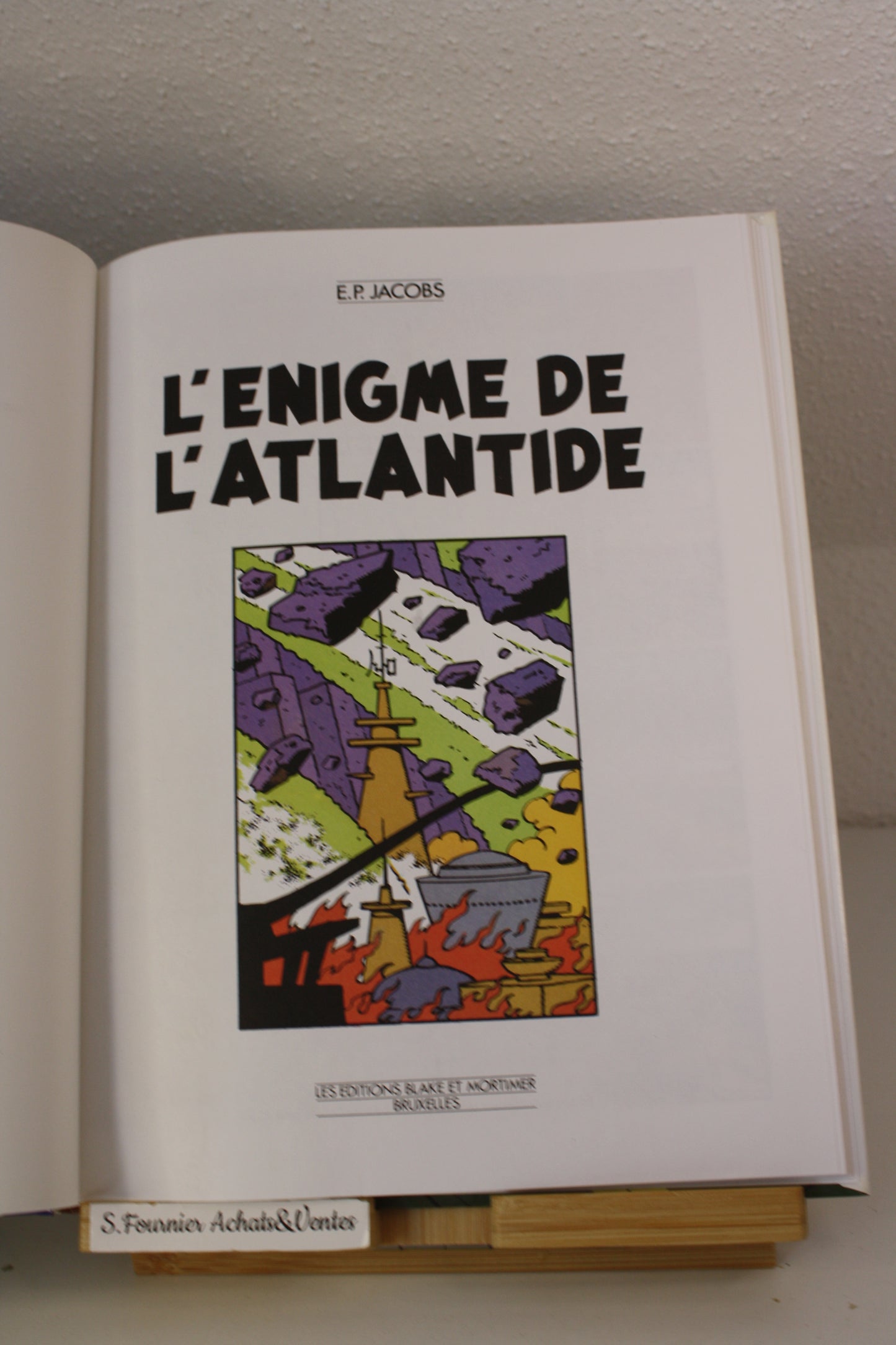 L’énigme de l’Atlantide – Blake et Mortimer – Edgar P.Jacobs – Edition Blake et Mortimer – Publicitaire – 1998 - Esso