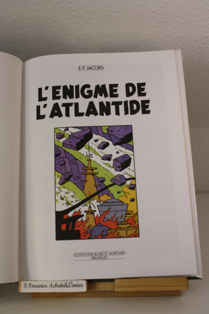 L’énigme de l’Atlantide – Blake et Mortimer – Edgar P.Jacobs – Edition Blake et Mortimer – Publicitaire – 1998 - Esso