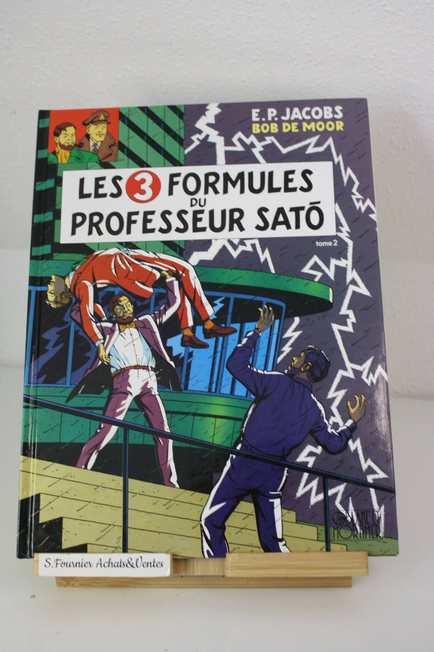 Les 3 formules du professeur Sato T2 – Blake et Mortimer – Jacobs De Moor – Blake et Mortimer – Publicitaire – 1999 - Esso