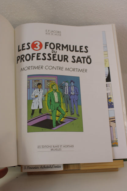 Les 3 formules du professeur Sato T2 – Blake et Mortimer – Jacobs De Moor – Blake et Mortimer – Publicitaire – 1999 - Esso