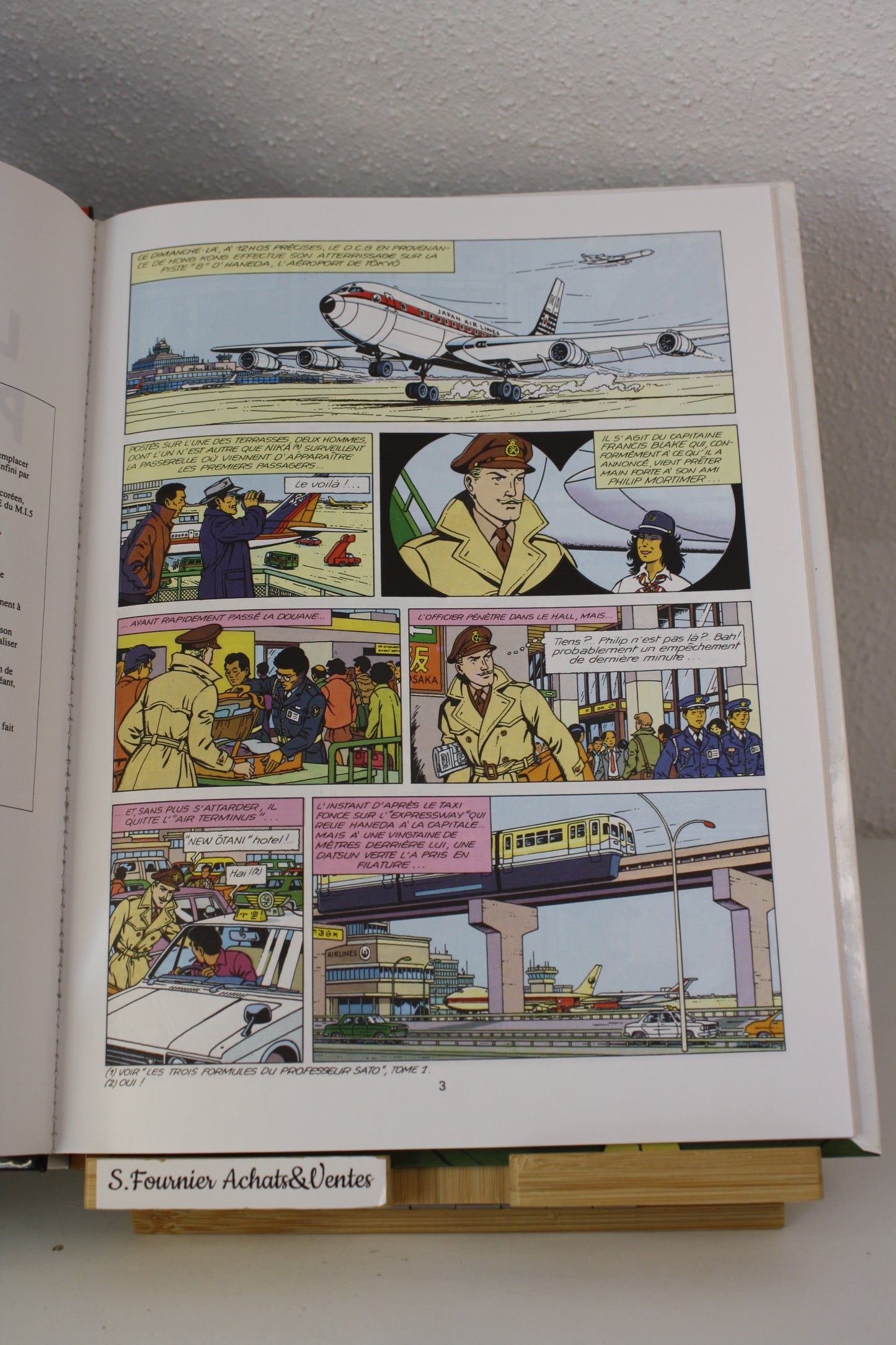 Les 3 formules du professeur Sato T2 – Blake et Mortimer – Jacobs De Moor – Blake et Mortimer – Publicitaire – 1999 - Esso
