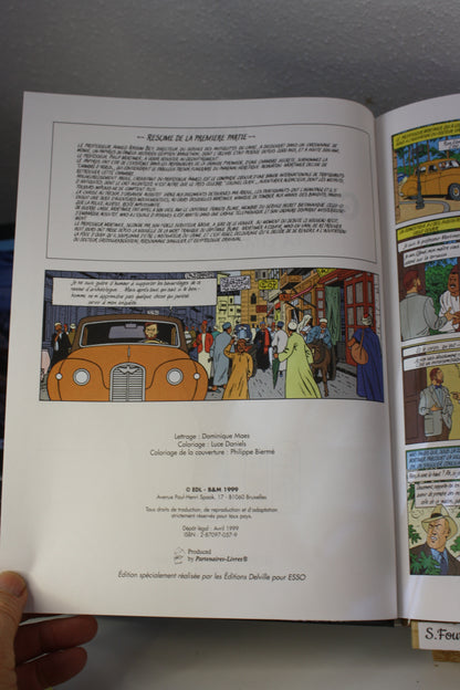 Le mystère de la grande pyramide tome 2 – Blake et Mortimer –Edgar P. Jacobs – Blake et Mortimer – Publicitaire – 1999 - ESSO