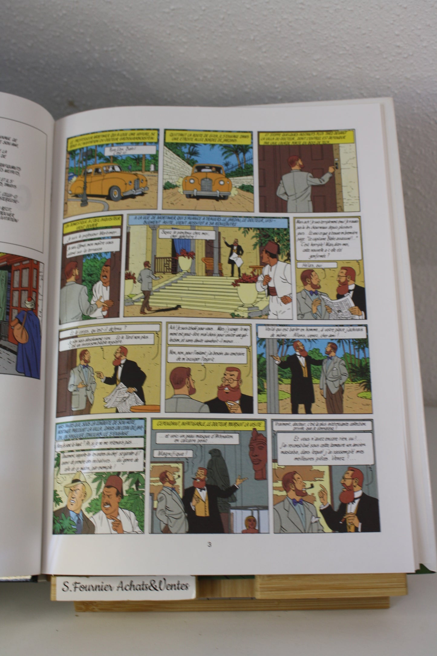 Le mystère de la grande pyramide tome 2 – Blake et Mortimer –Edgar P. Jacobs – Blake et Mortimer – Publicitaire – 1999 - ESSO