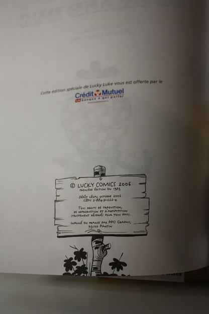 Le Grand Duc – Lucky Luke – Goscinny Morris - Lucky Comics - Publicitaire - 2006 - Crédit Mutuel