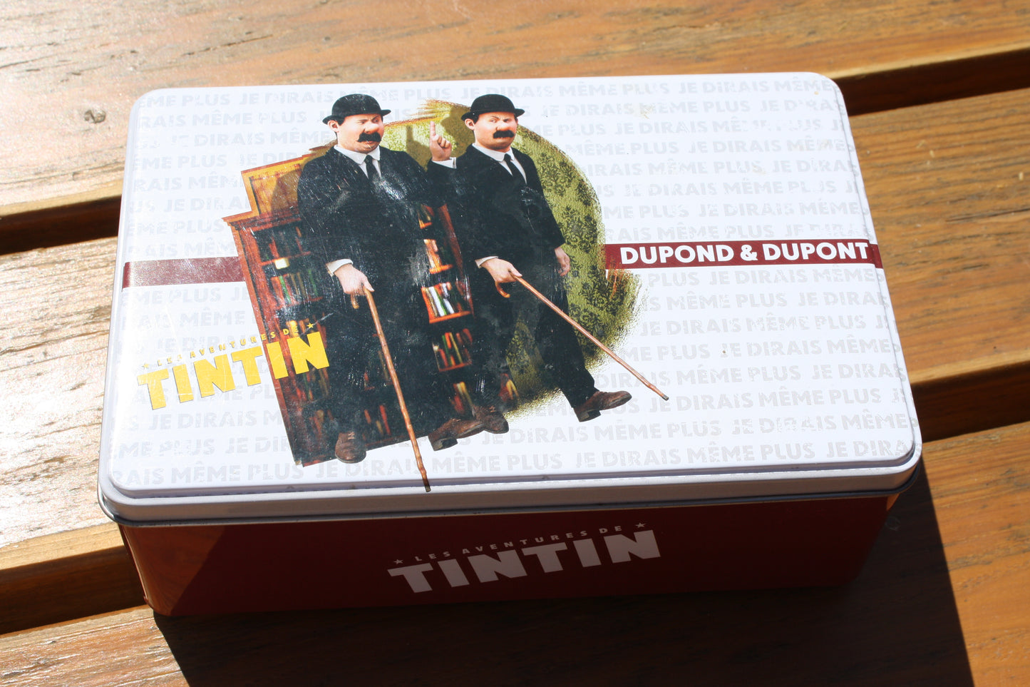 Boite métallique Dupond et Dupont – Tintin - Hergé – Paramount– Objet dérivé – 2012