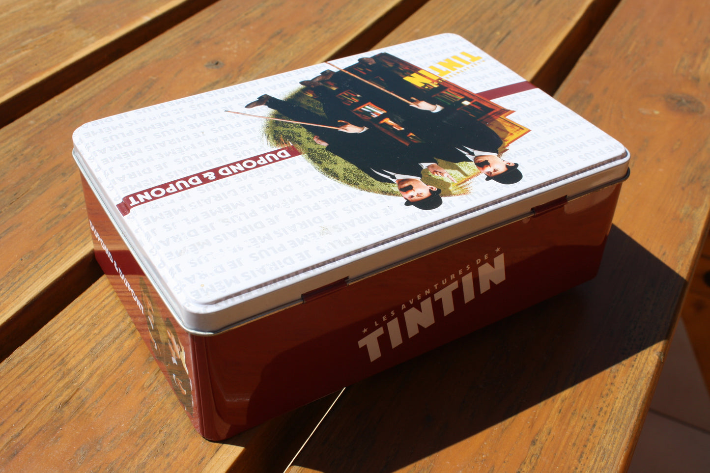 Boite métallique Dupond et Dupont – Tintin - Hergé – Paramount– Objet dérivé – 2012