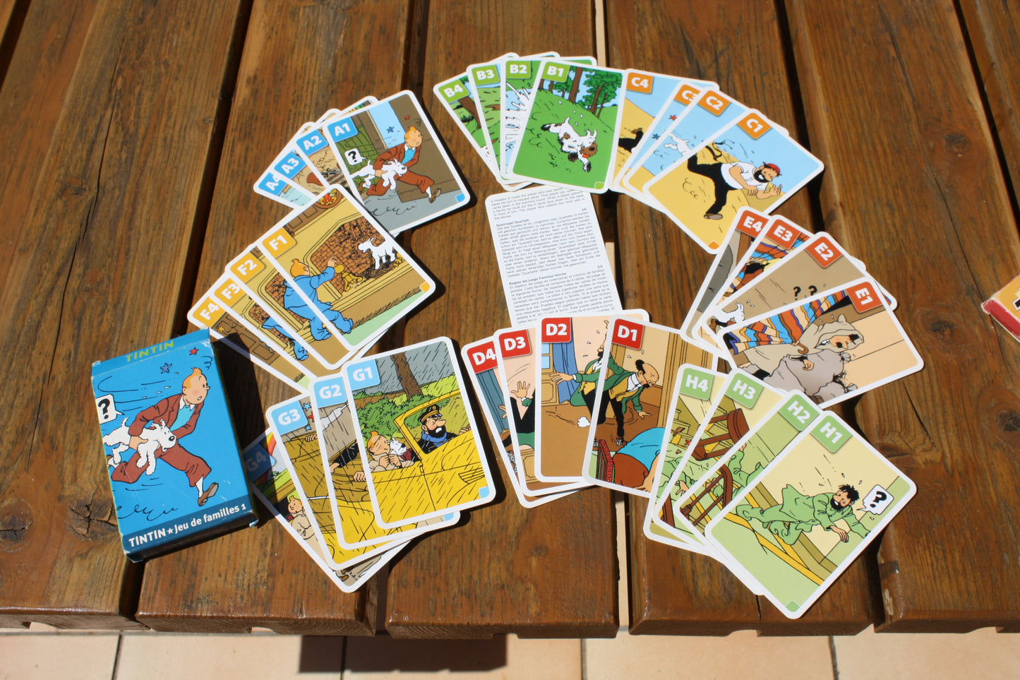 Jeu de famille 1 – Tintin – Hergé – Moulinsart – Objet dérivé – 2010