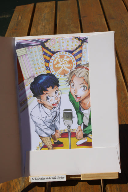Portefolio de 6 illustrations – Manga – Takeshi Obata – kana – Objet dérivé – 2023