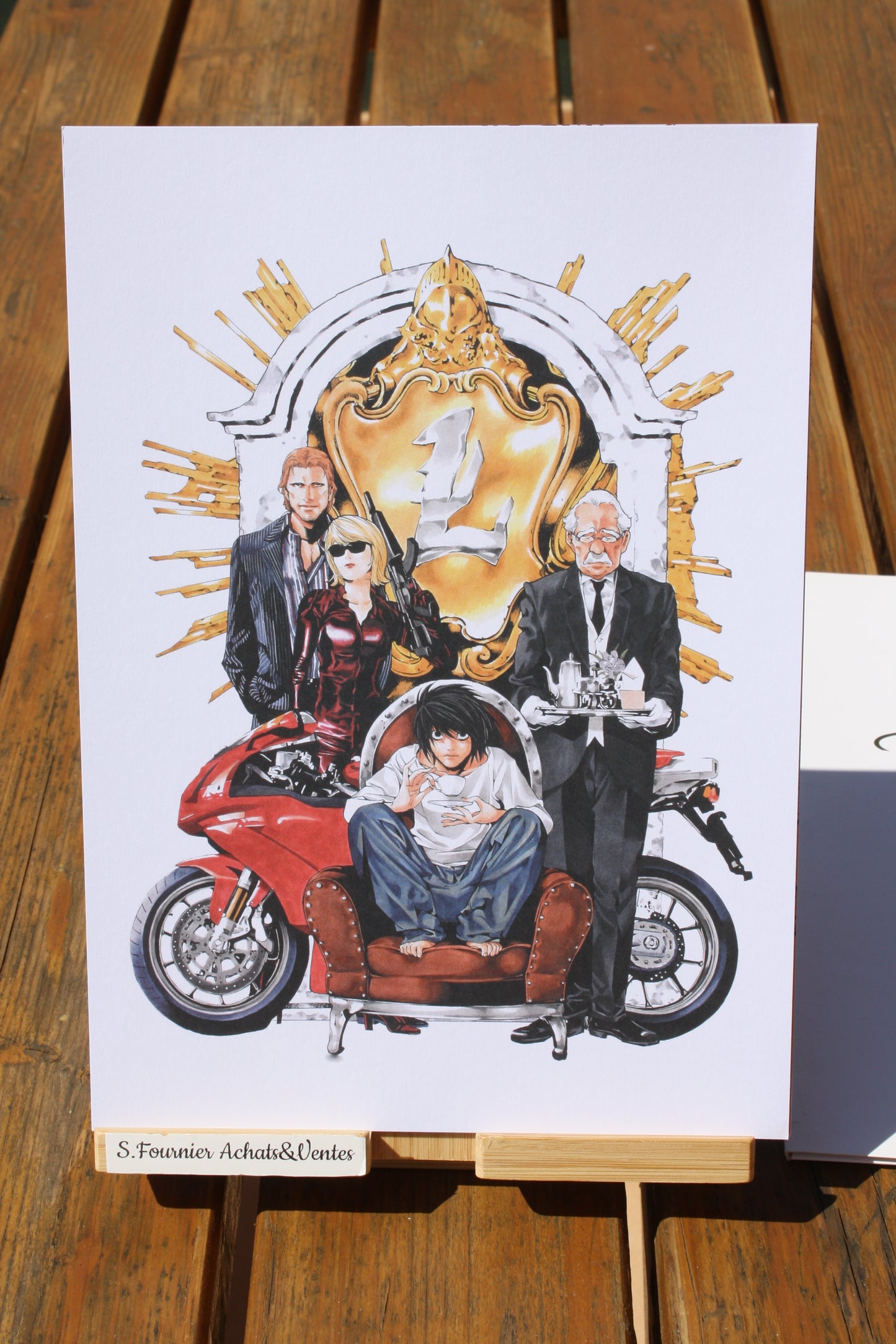 Portefolio de 6 illustrations – Manga – Takeshi Obata – kana – Objet dérivé – 2023