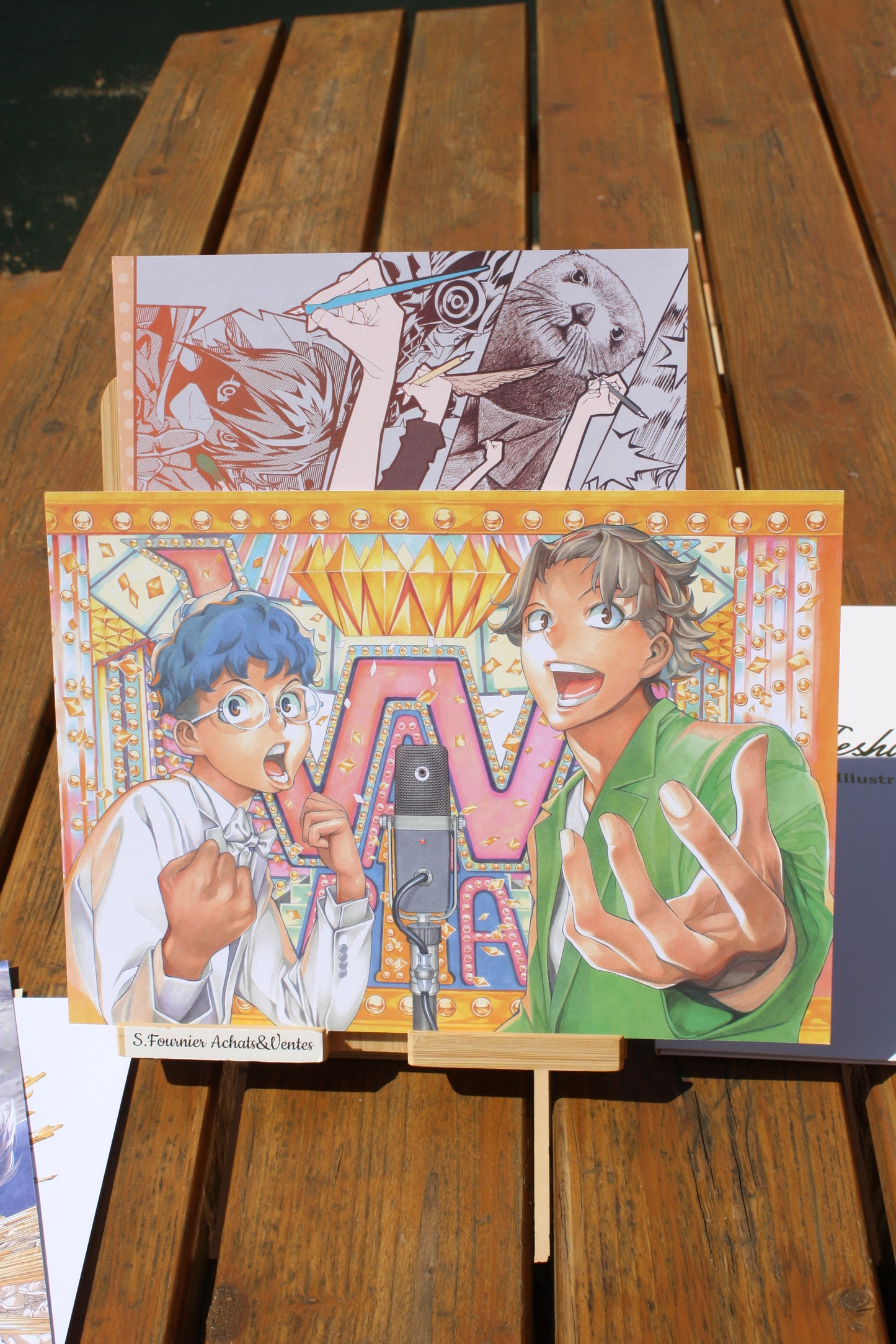 Portefolio de 6 illustrations – Manga – Takeshi Obata – kana – Objet dérivé – 2023