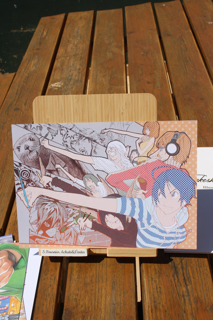 Portefolio de 6 illustrations – Manga – Takeshi Obata – kana – Objet dérivé – 2023