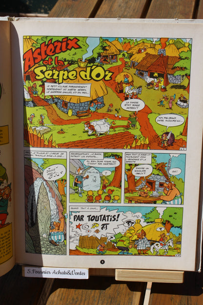 La serpe d’Or – Une aventure d’Astérix – Uderzo Goscinny – Dargaud – Réédition – 1965 – Collection Pilote