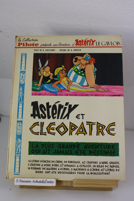 Astérix et Cléopâtre – Astérix – Goscinny Uderzo – Edition Dargaud – EO – 1965 - Pilote