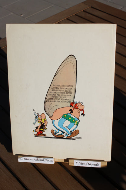 Der kampf der Häuptlinnge – Astérix – Uderzo Goscinny – Ehapa Verlag– EO – 1969 – Allemand souple