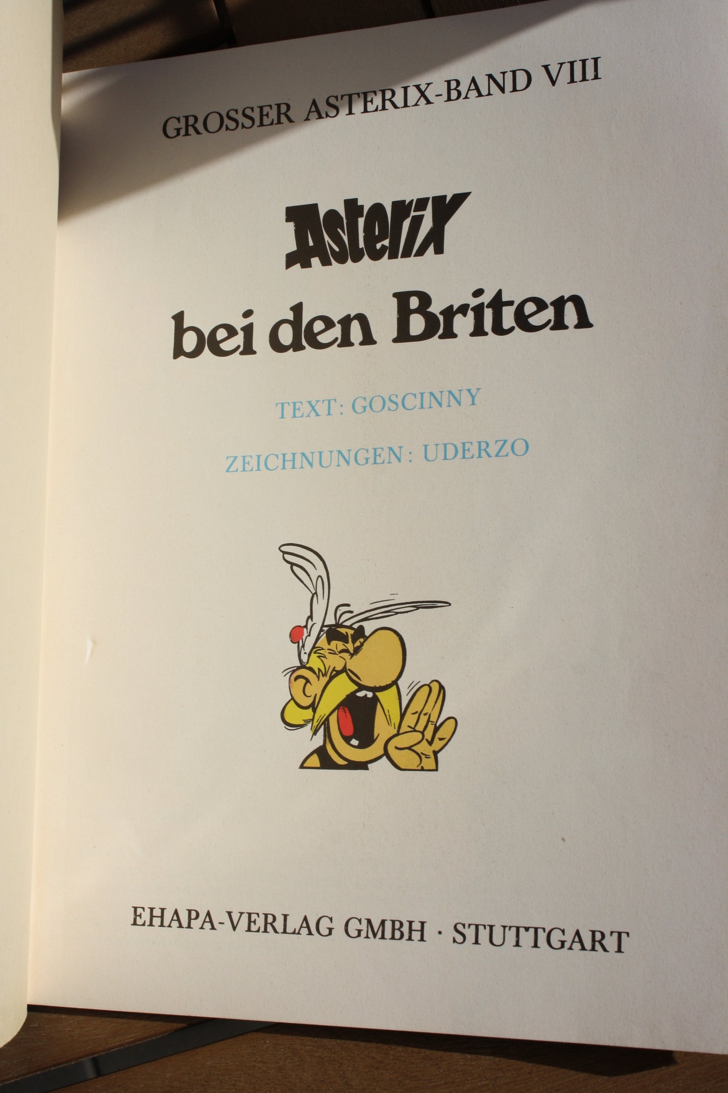 Astérix bei den Briten – Astérix – Uderzo Goscinny – Ehapa Verlag– EO – 1971 – Allemand souple