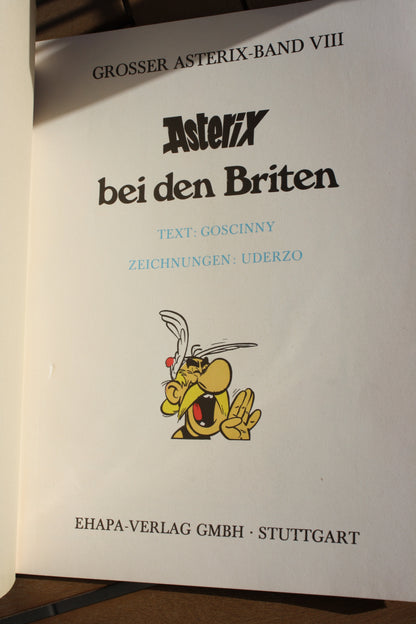 Astérix bei den Briten – Astérix – Uderzo Goscinny – Ehapa Verlag– EO – 1971 – Allemand souple