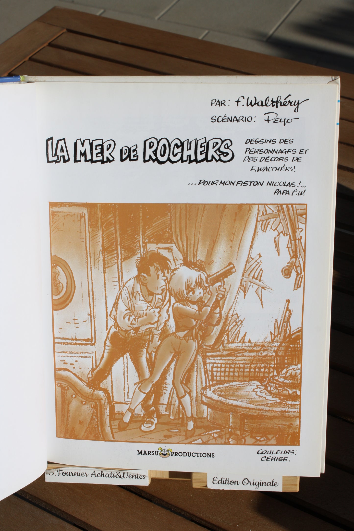 La mer des rochers – Natacha – Walthéry Peyo – Marsu Production – EO – 2004