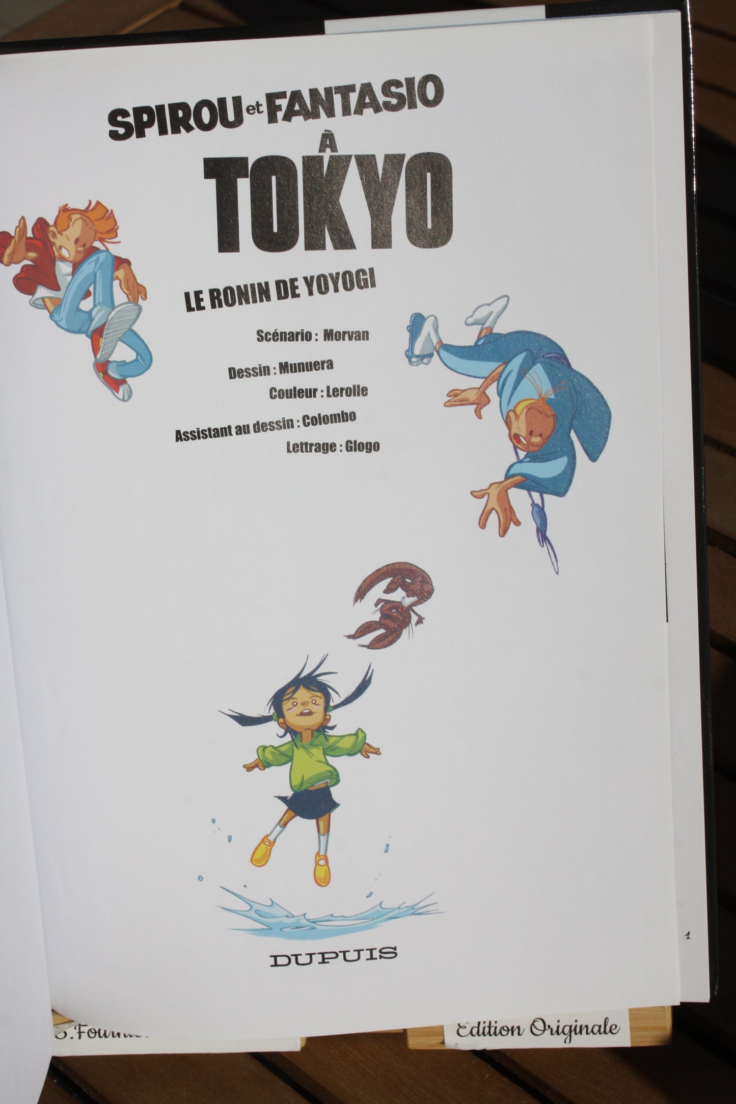 A Tokyo – Spirou et Fantasio – Morvan Munuera – Dupuis – EO – 2006