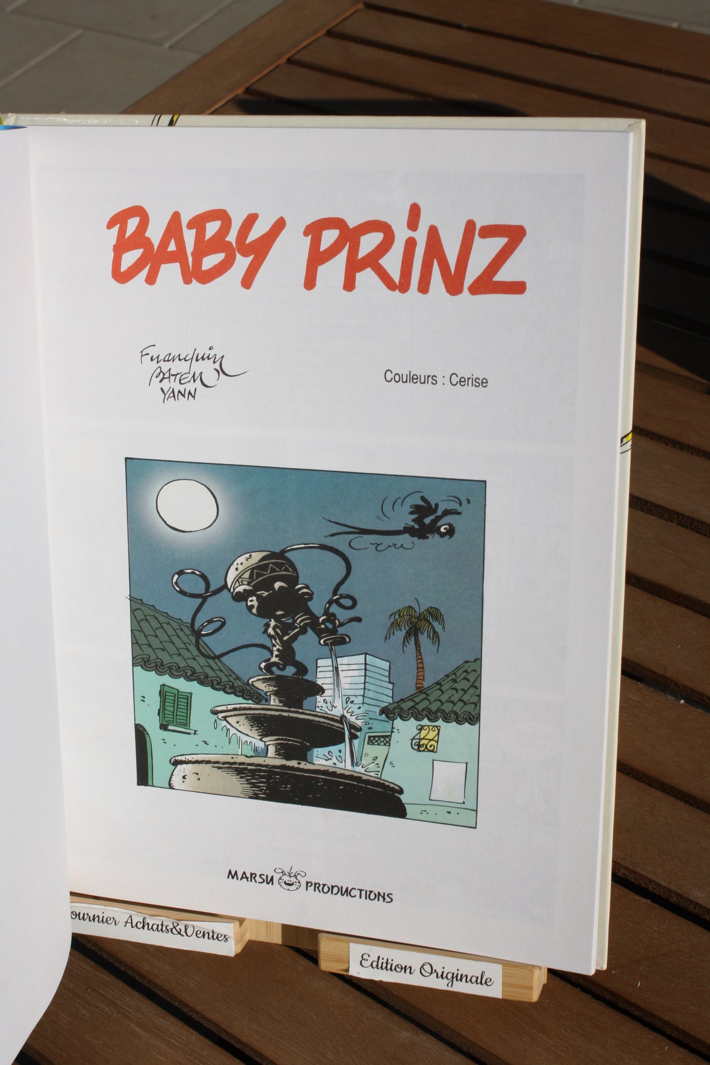 Baby Prinz – Marsupilami – Franquin Batem Yann – Marsu Production – EO – 1990