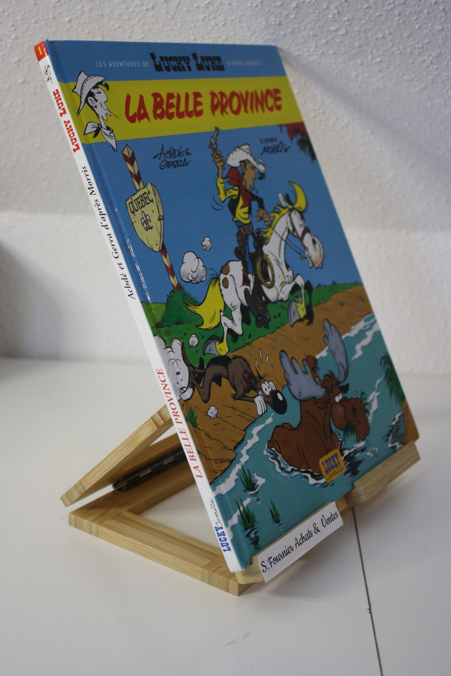 La Belle Province – Lucky Luke – Achdés et Gerra - Lucky Comics - Réédition - 2004