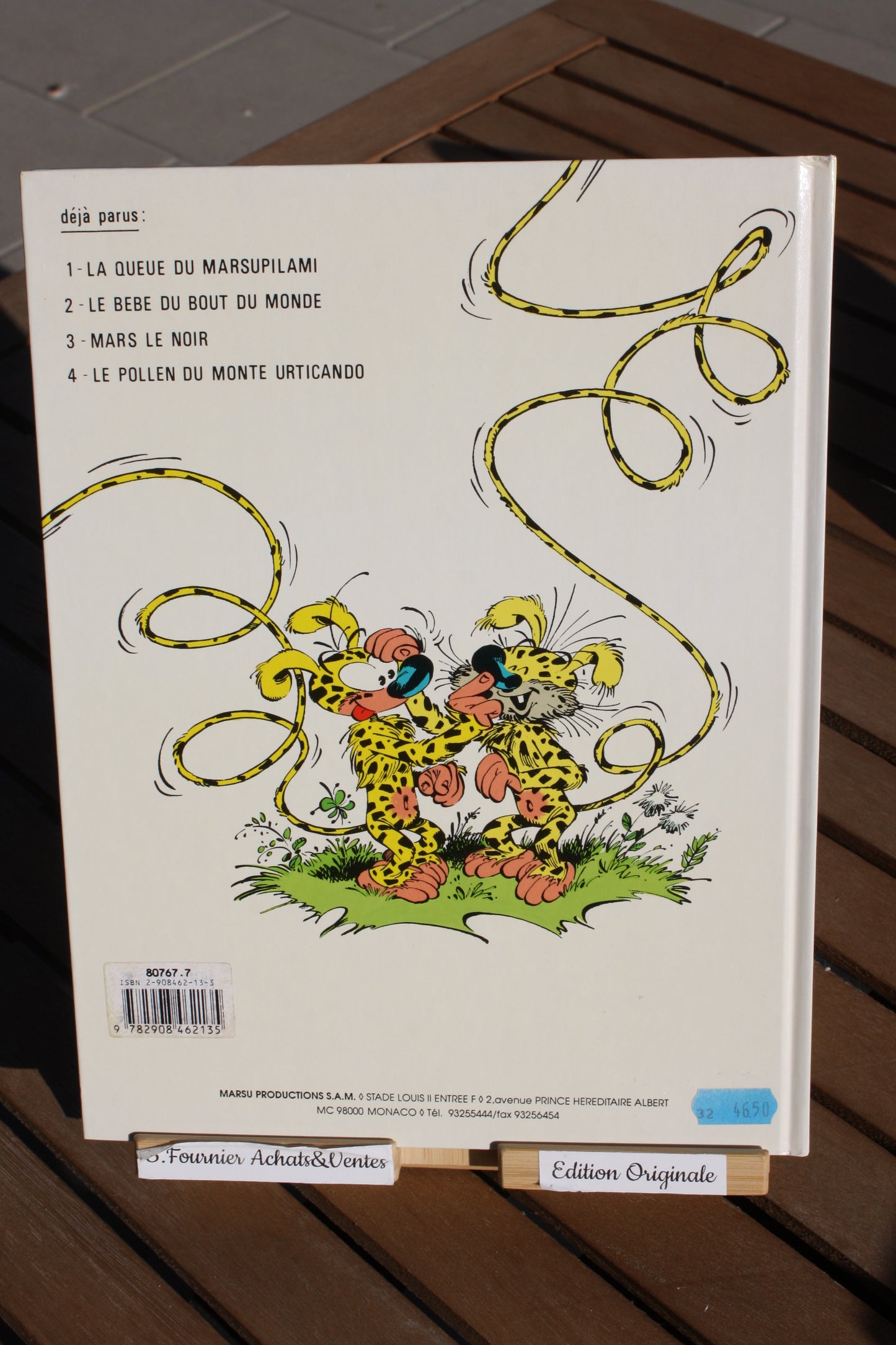 Baby Prinz – Marsupilami – Franquin Batem Yann – Marsu Production – EO – 1990