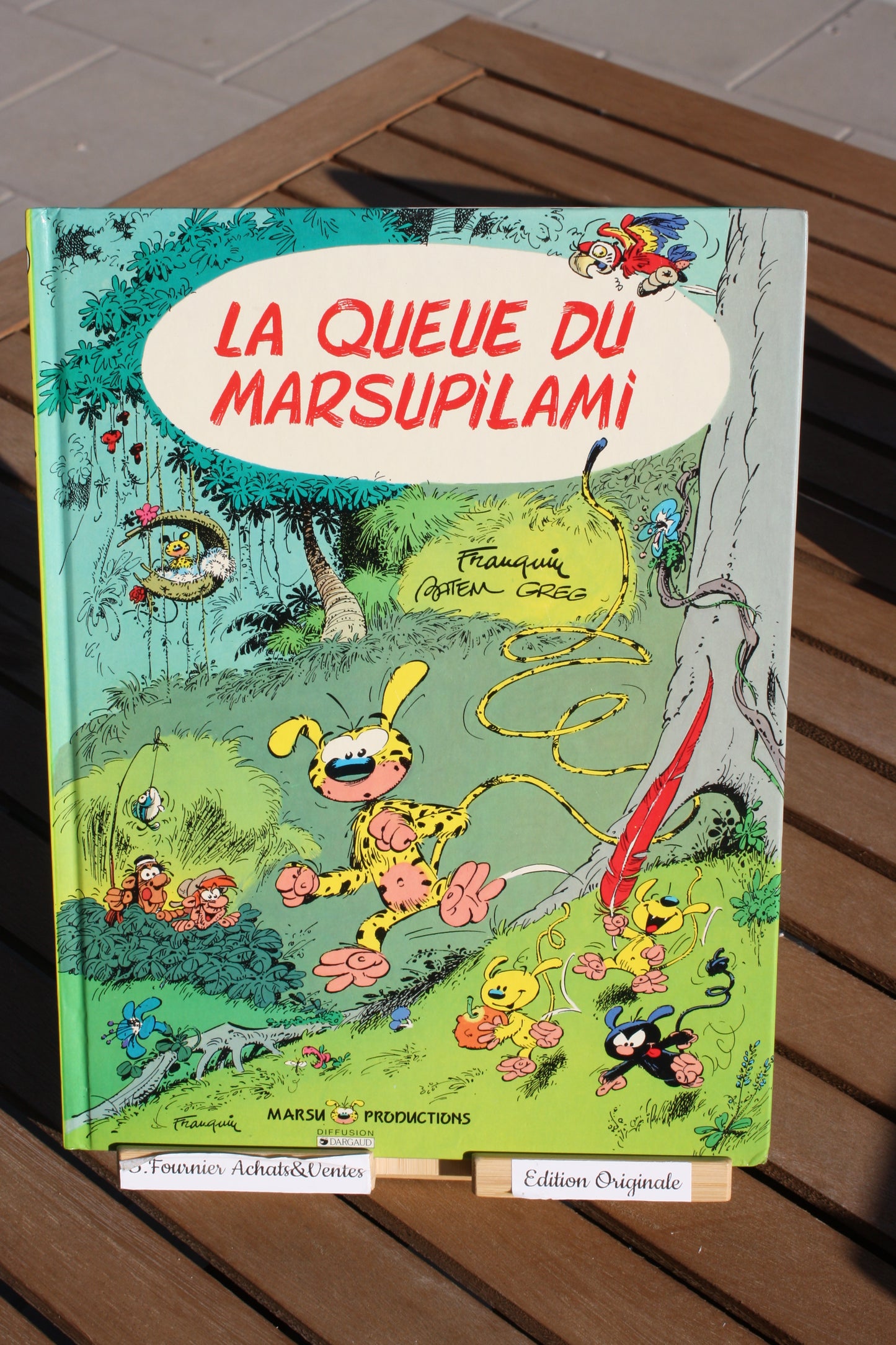 La queue du Marsupilami – Marsupilami – Franquin Batem Greg – Marsu Production – EO – 1987