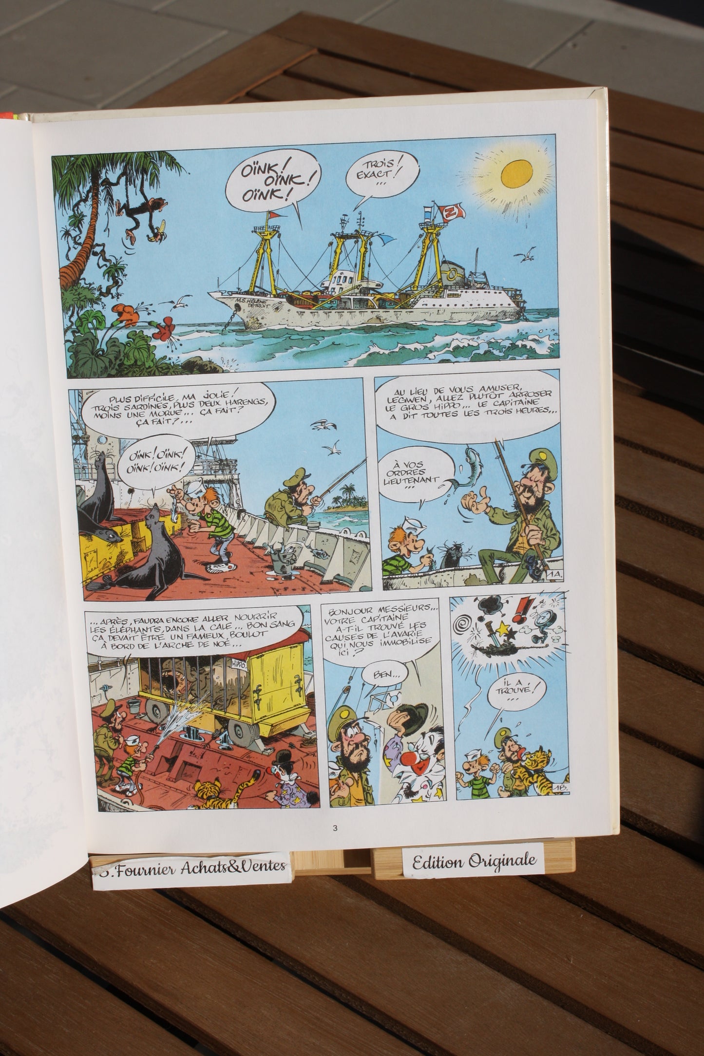 Mars le noir – Marsupilami – Franquin Batem Yann – Marsu Production – EO – 1989