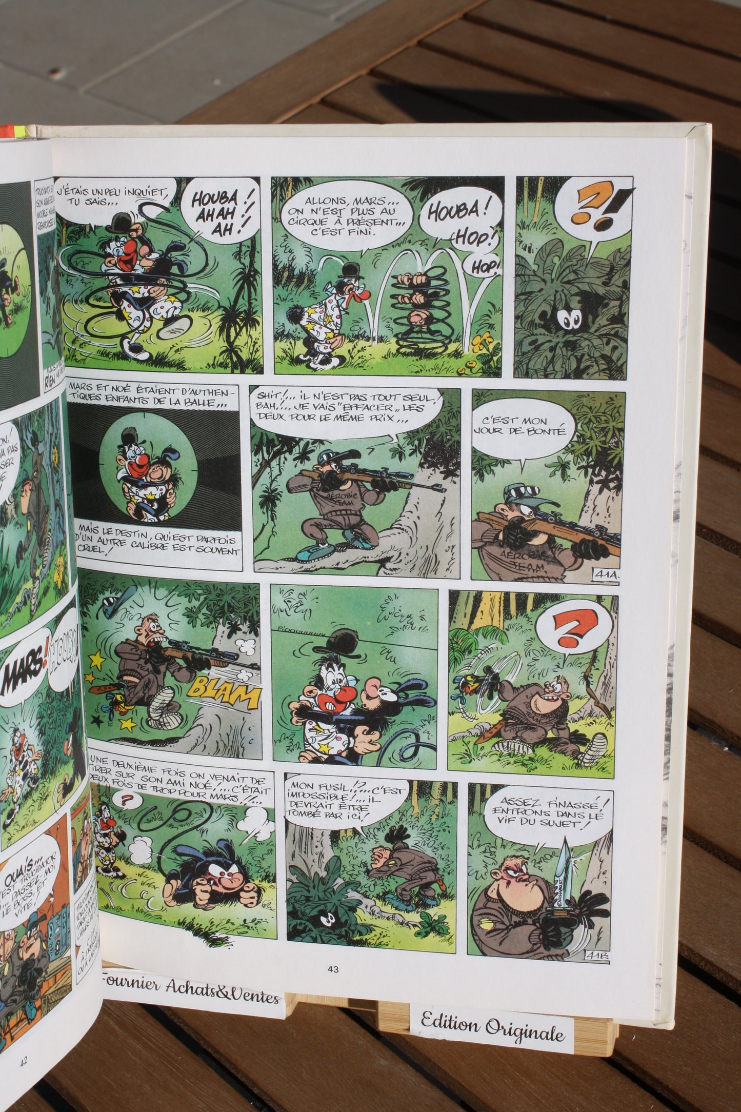 Mars le noir – Marsupilami – Franquin Batem Yann – Marsu Production – EO – 1989