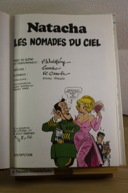 Les nomades du ciel – Natacha – Walthéry Laudec Cauvin – Dupuis –Réédition – 1992