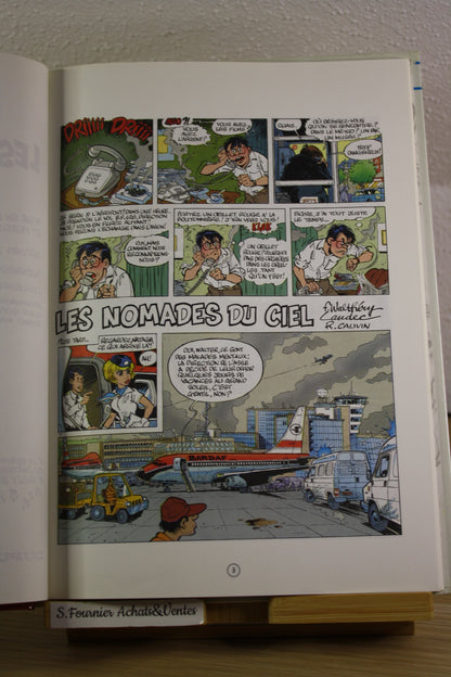Les nomades du ciel – Natacha – Walthéry Laudec Cauvin – Dupuis –Réédition – 1992
