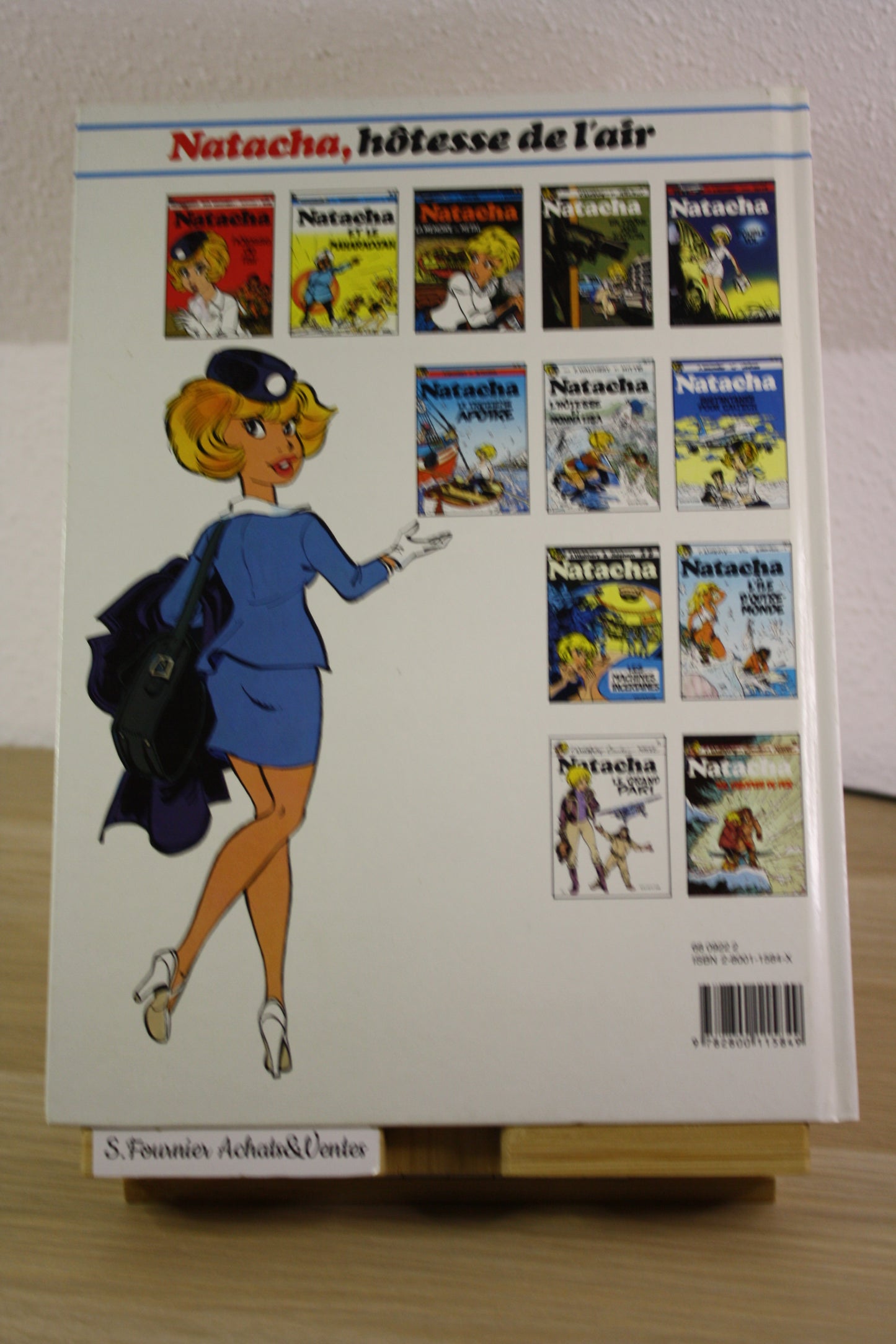 Les nomades du ciel – Natacha – Walthéry Laudec Cauvin – Dupuis –Réédition – 1992