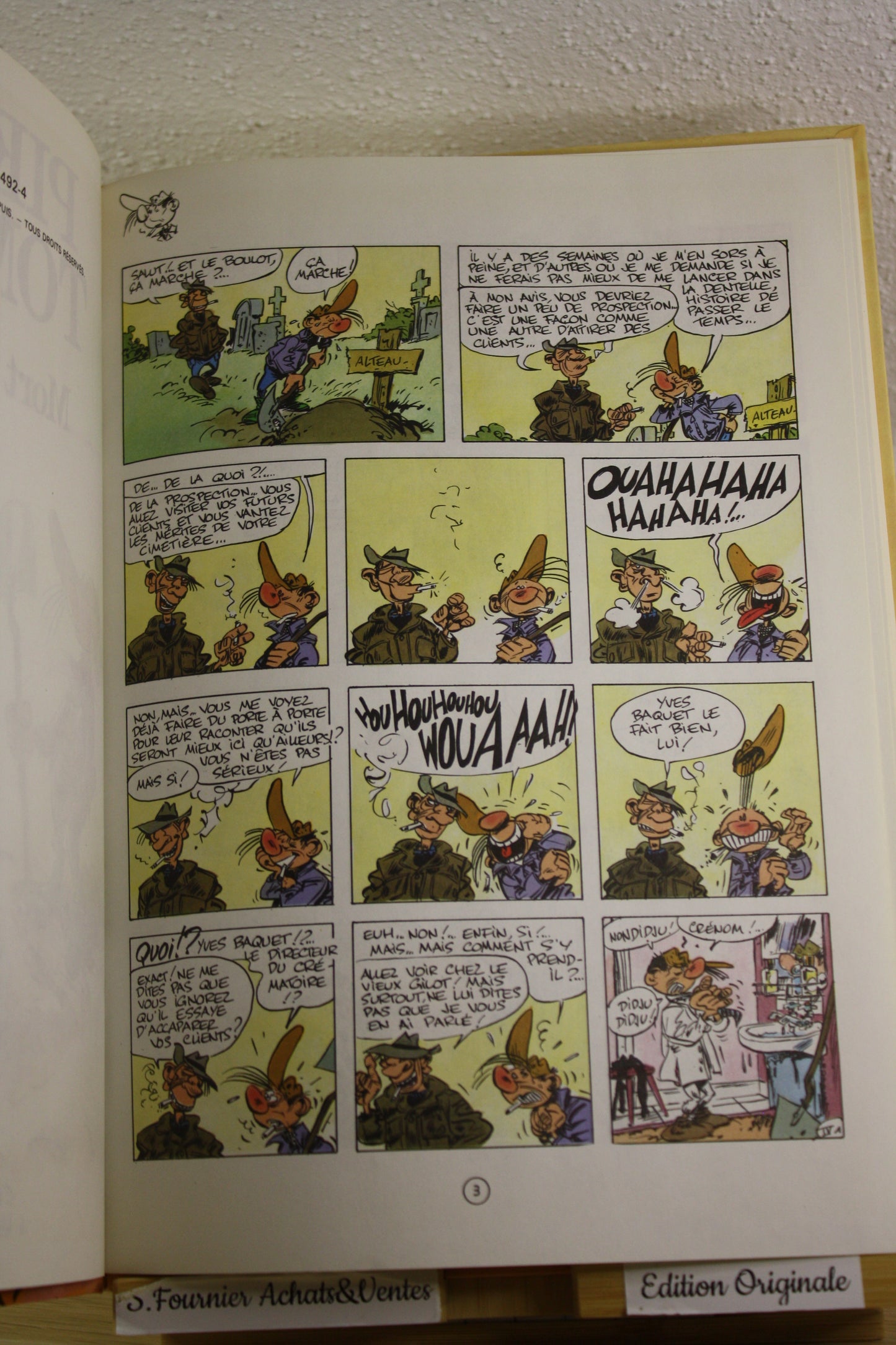 Mort aux dents – Pierre Tombal – Cauvin Hardy – Dupuis – EO – 1987