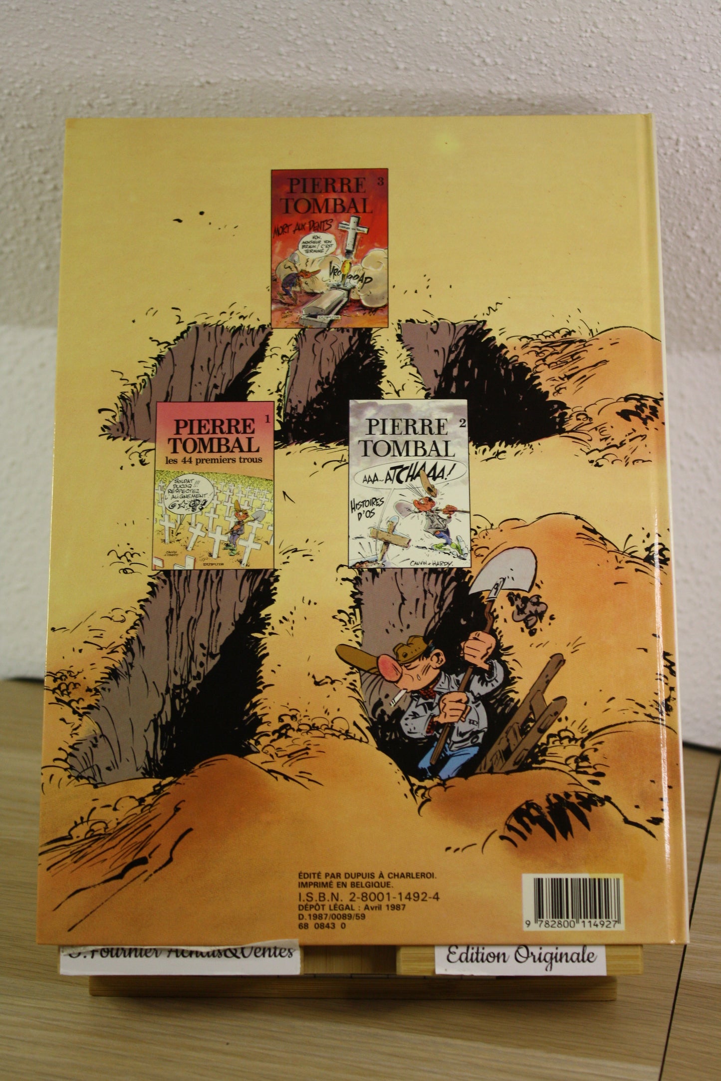 Mort aux dents – Pierre Tombal – Cauvin Hardy – Dupuis – EO – 1987