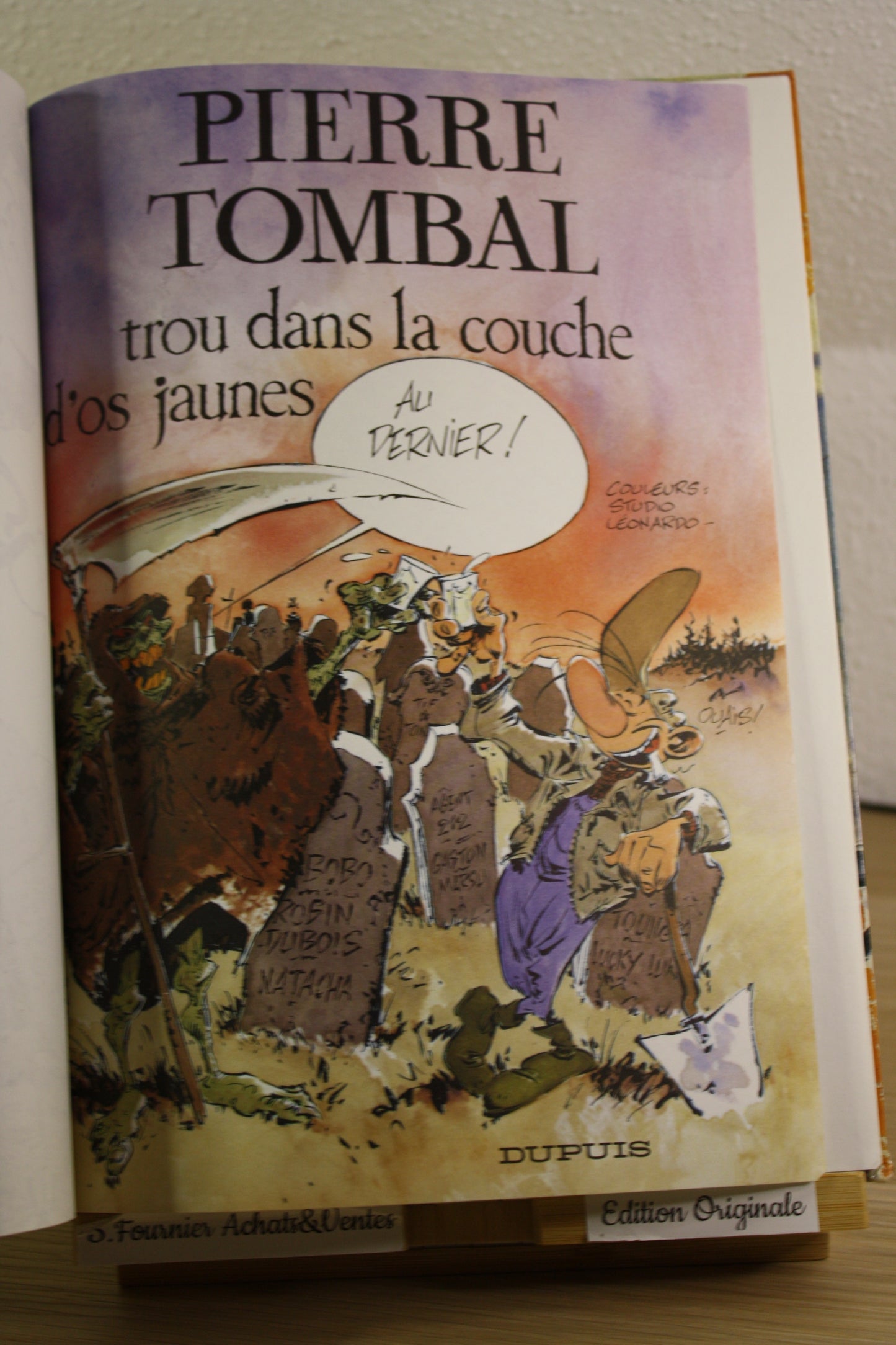 Trou dans la couche d’os jaune – Pierre Tombal – Cauvin Hardy – Dupuis – EO – 1991