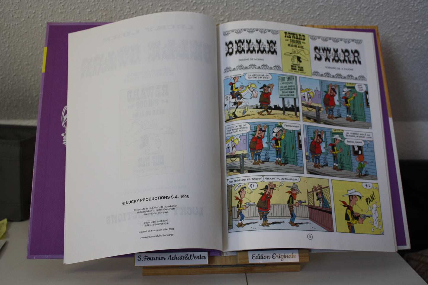 Belle Starr – Lucky Luke – Morris et Fauche - Lucky Production -  EO -1995