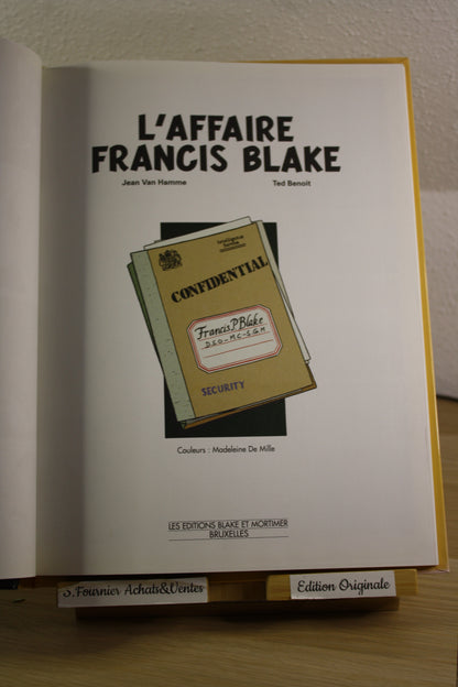 L’affaire Francis Blake – Blake et Mortimer – Hamme Benoit – Blake et Mortimer – EO – 1996