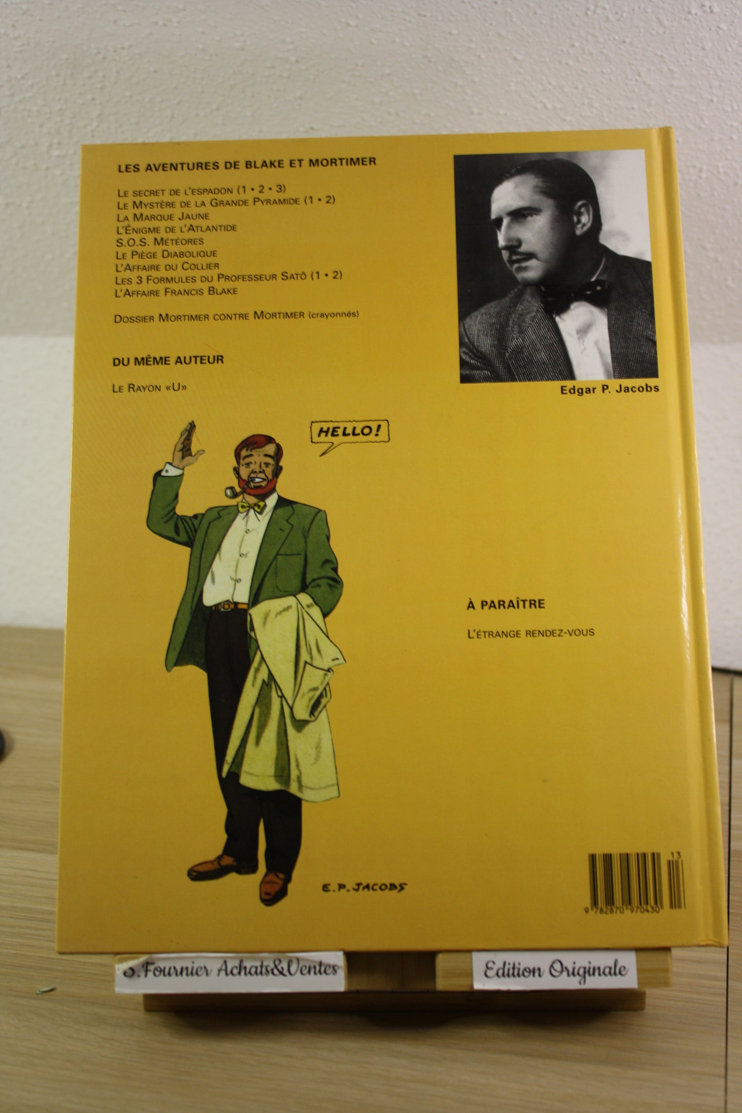 L’affaire Francis Blake – Blake et Mortimer – Hamme Benoit – Blake et Mortimer – EO – 1996